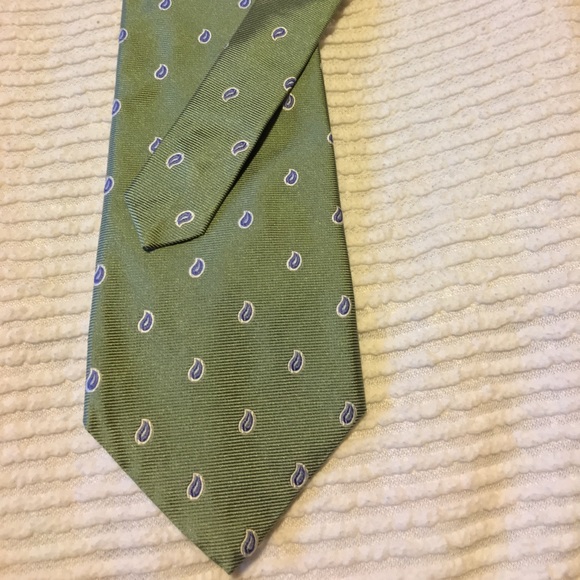 Brooks Brothers Other - 346 Brooks Brothers Tossed Pine Green Tie